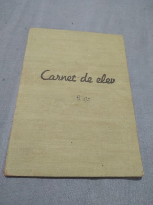 CARNET ELEV RSR CLASA I AN 66-67