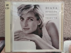 CD - Diana Princess Of Wales - Tribute, Album 2CD-Set, Made in Germany.