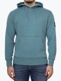 Cumpara ieftin Hanorac barbati fara inchidere cu croiala Regular Fit din bumbac, Verde, XL