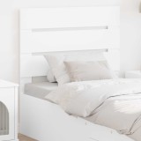 vidaXL Tăblie cap cu headboard Alb 75 cm Lemn compozit 887585