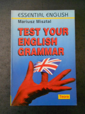 MARIUSZ MISZTAL - TEST YOUR ENGLISH GRAMMAR foto
