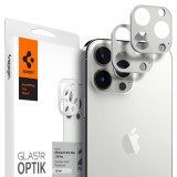 Set 2 Folii de protectie camera Spigen Optik.TR Protector pentru Apple iPhone 13 Pro/13 Pro Max Argintiu