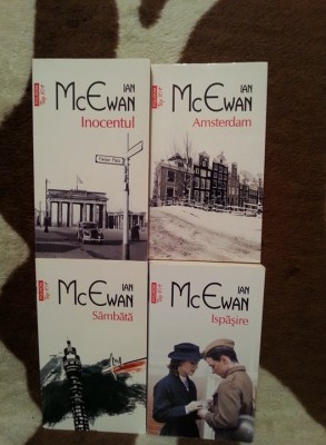 INOCENTUL/AMSTERDAM/SAMBATA/ISPASIRE-IAN MC EWAN (4 VOL) foto