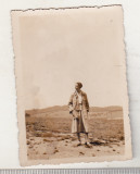 Bnk foto Nissa Camarasescu - cercetasiea - strajerie, Romania 1900 - 1950, Sepia, Portrete