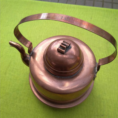 Ceainic vechi din cupru, provenienta suedeza