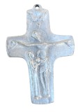 CRUCIFIX MICUȚ VINTAGE DIN METAL TURNAT