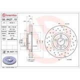 Set disc frana Ford Galaxy 2 (Wa6) 05.06-06.15, Galaxy Mk 2 Van (Wa6) 05.06-06.15, Mondeo 4 (Ba7) 03.07-01.15, Mondeo 4 Saloon (Ba7) 03.07-01.15, Mon