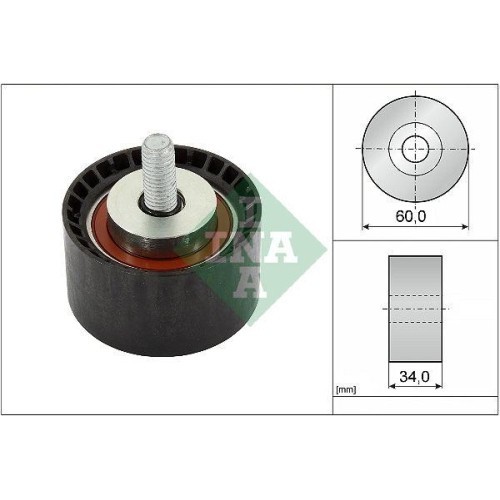 Rola ghidare curea Volvo S60 2 (134), S80 2 (124), S90 2 (234), V40 Cross Country (526), V40 Liftback (525), V60 I (155), V60 I Cross Country (157),