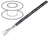 Cablu Ethernet Industrial S/FTP 4x2x23AWG Cu FRNC
