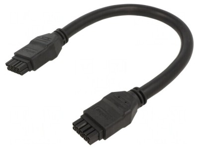 Cablu Mega-Fit 10 PIN 0,5m 10A PVC aurit foto