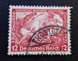 Germania (Deutsches Reich 1933) - Filatelie / Timbru Semipostal Comemorativ "Nothilfe 1933 - Wagner / Siegfried" 12+3Pf Roșu (Ștampilat / Used) CLK1