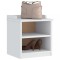 Gossi banca pentru hol &bdquo;sandnes&rdquo; alba 45x40x50 cm, lemn masiv de pin