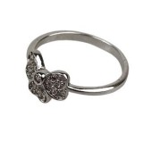 Inel argint 925 fundita cu zirconii, marime 49