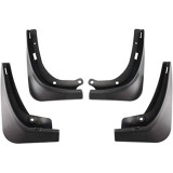 Set 4 aparatori noroi pentru Tesla Model 3 2021-2023, clipsuri pentru instalare incluse, fata si spate, din plastic, BRAGUS&reg;, negre