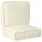vidaXL Set de perne pentru palet 2 pcs Crem 50 x 50 x 12 cm 3329041