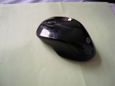 Mouse optic wireless HP G 57 (X3500), 1750 dpi, negru foto