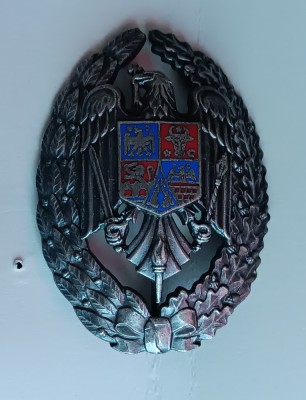 QW9 N5 12 - insigna - tematica militara - absolvire Academia militara de comanda foto