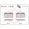 Placute frana Mercedes Clasa C (W203) 05.00-12.07, Clasa C Coupe (Cl203) 03.01-06.11, Clasa C T-Model (S203) 03.01-08.07, Clk (C209) 05.02-03.10, Clk