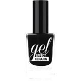bellaoggi Gel Effect Keratin Nail Polish lac de unghii culoare Black To Gold 10 ml