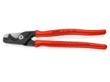 Foarfece KNIPEX pentru cabluri 225mm, tăiş 56 HRC, cod 95 11 225 SB