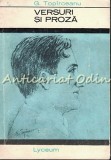 Versuri si Proza - George Topirceanu, Editura Tineretului, 1968, 349 pagini, Lyceum
