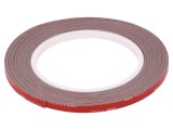Bandă de Fixare Acrilică Gri 6mm x 5m 230&deg;C