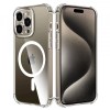 Husa MagSafe pentru Apple iPhone 15 Pro Max, Techsuit, Shockproof, Transparenta