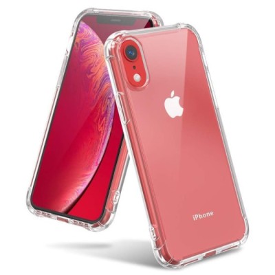 Husa pentru iPhone XR - Techsuit Shockproof Clear Silicone - Clear foto