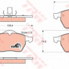 Set placute frana,frana disc OPEL VECTRA B Hatchback (38) (1995 - 2003) TRW GDB1271