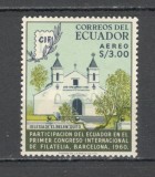 Ecuador.1961 Posta aeriana-Participarea la Congresul International de Filatelie GZ.33