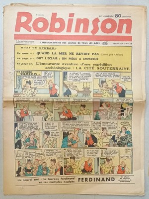 ROBINSON , L &amp;#039;HEBDOMADAIRE DES JEUNES DE TOUS LES AGES , no. 155 / 1939 foto