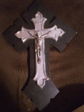 Crucifix deosebit argintat
