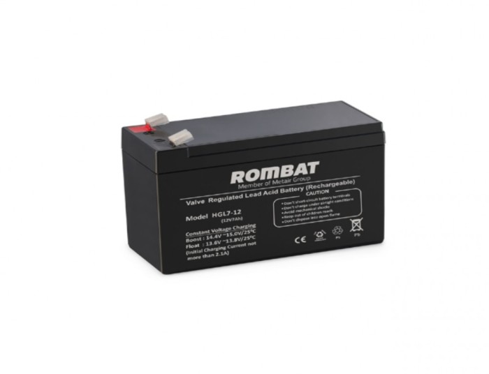 Acumulator stationar pentru UPS 7Ah/12V HGL12-7, Terminal F2; Dimensiuni151 x