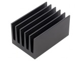 Radiator Extrudat cu Aripioare Negru 75x50x40mm