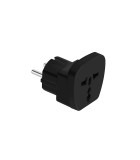 Adaptor tensiune universal 16A negru, Oem