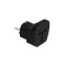 Adaptor tensiune universal 16A negru