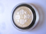 Gibraltar Half Crown 2016 UNC,moneda aniversară 90 de ani regina Elisabeta a II-a,placata ag.999