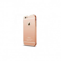 Husa Bumper Aluminiu Mirror I-berry Pentru Iphone 6,6s Plus Gold Rose