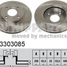 Disc frana FORD COURIER (J3, J5) (1996 - 2016) NIPPARTS J3303085