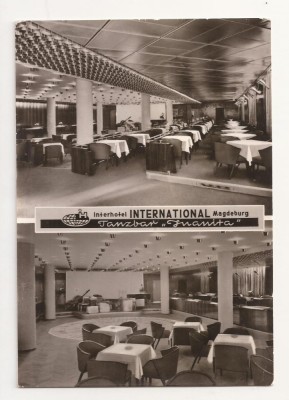 FG1 - Carte Postala - GERMANIA - Interhotel Magdeburg, tanzbar, necirculata 1971 foto