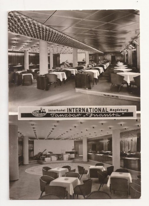 FG1 - Carte Postala - GERMANIA - Interhotel Magdeburg, tanzbar, necirculata 1971