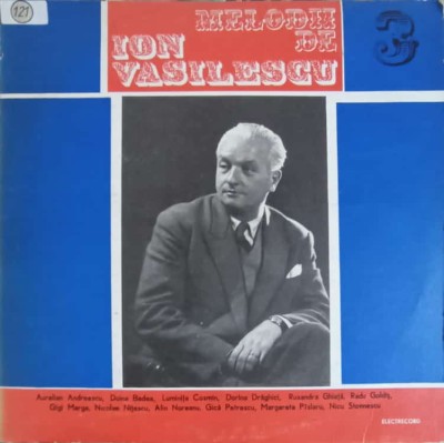 Disc vinil, LP. Melodii De Ion Vasilescu 3-ION VASILESCU-265363 foto