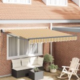 vidaXL Cortina Retractabilă Multicolour 350 x 250 cm 3330314