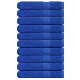 VidaXL Prosoape pentru saună 10 buc Albastru 360 g/m&sup2; 100% bumbac