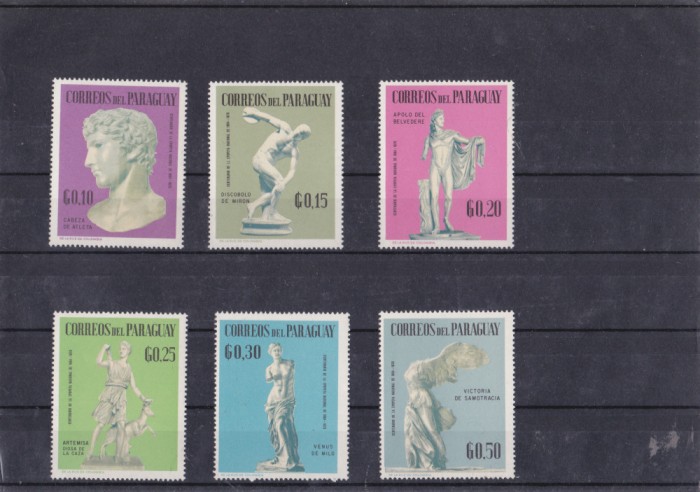 TSV % - 1967 MICHEL 1805-10 PARAGUAY, SERIE MNH/ **LUX
