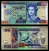 BELIZE █ bancnota █ 100 Dollars █ 2006 █ P-71b █ UNC █ necirculata
