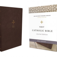 Nrsv, Catholic Bible, Journal Edition, Leathersoft, Brown, Comfort Print: Holy Bible