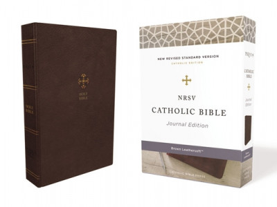 Nrsv, Catholic Bible, Journal Edition, Leathersoft, Brown, Comfort Print: Holy Bible foto