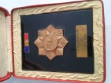 PLACHETA SPORT FEDERATIA ROMANA DE SCHI -BOB.Republica Populara Romana