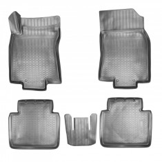 Set de 5 covorase cauciuc 3D stil tavita premium pentru Nissan X-TRAIL T32 din 2014